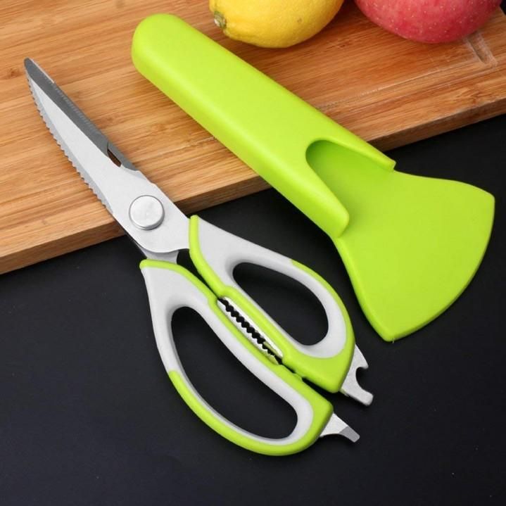 Household Scissors With Magnetic Holder - Premium  from Mystical9 - Just Rs 700 /- Shop now at Mystical9.com