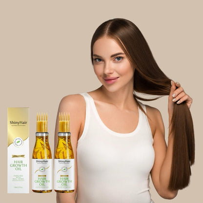 ShinyHair Growth Oil Enriched With Real Herbs 110ml (Pack of 2) - Premium  from Mystical9 - Just Rs 600 /- Shop now at Mystical9.com