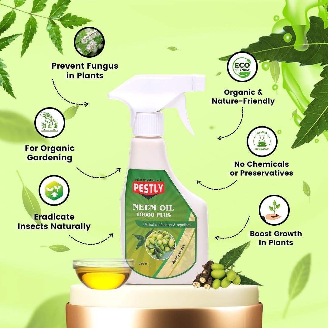 Neem Oil Herbal Antifeedent & Repellent - Premium  from Mystical9 - Just Rs 700 /- Shop now at Mystical9.com