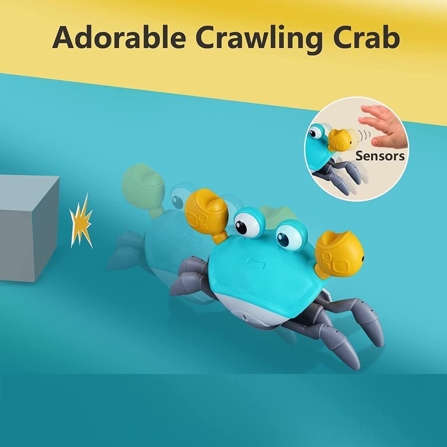 Baby Toys Infant Crawling Crab Toy - Premium  from Mystical9 - Just Rs 1050 /- Shop now at Mystical9.com