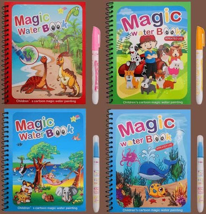 Reusable Magic Water Painting Book - Premium  from Mystical9 - Just Rs 600 /- Shop now at Mystical9.com