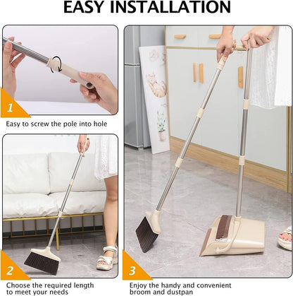 Cleaning Broom and Dustpan Broom Household - Premium  from Mystical9 - Just Rs 999 /- Shop now at Mystical9.com