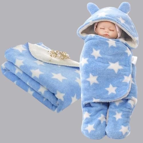 Wearable Blanket and Star Wrapper Durable Cotton for Baby Boys and Baby Girls - Premium  from Mystical9 - Just Rs 750 /- Shop now at Mystical9.com