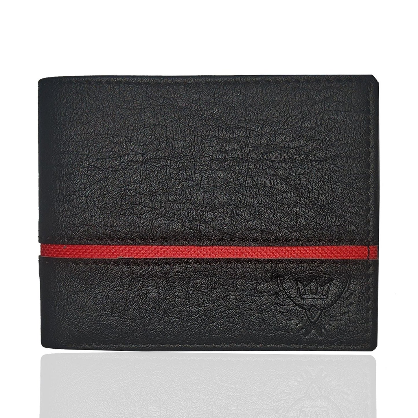 Lorenz Bi-Fold Synthetic Leather Wallet for Men (Black) - Premium  from Mystical9 - Just Rs 600 /- Shop now at Mystical9.com