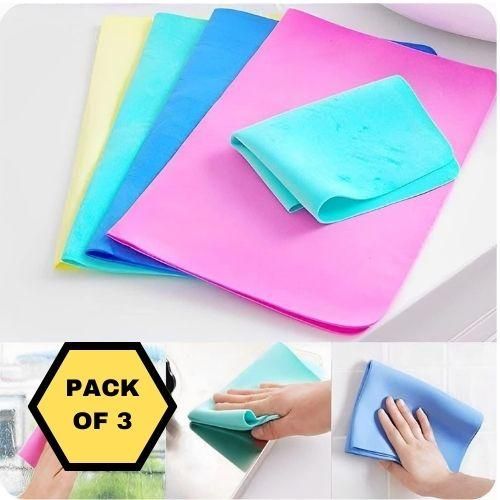 Water Absorbent Cloth for Multipurposer (Pack of 3) - Premium  from Mystical9 - Just Rs 680 /- Shop now at Mystical9.com