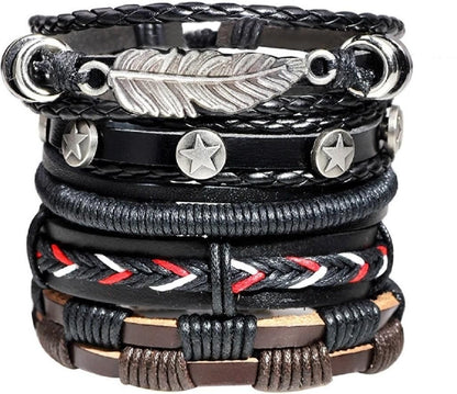 Combo of Latest Men's Bracelets - Premium  from Mystical9 - Just Rs 608 /- Shop now at Mystical9.com