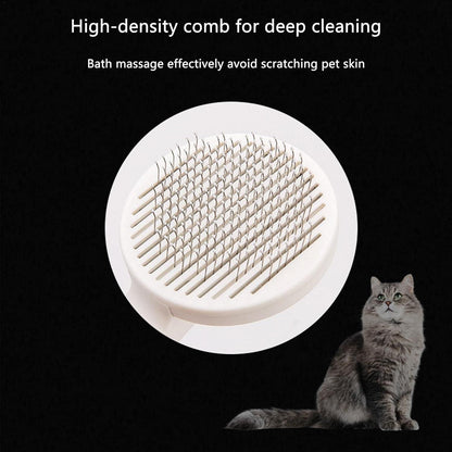 Plastic Grey Pet Cat Head Comb With Cleaning Needle, Shedding Massager, Dog Hair Removal Brush - Premium  from Mystical9 - Just Rs 681 /- Shop now at Mystical9.com