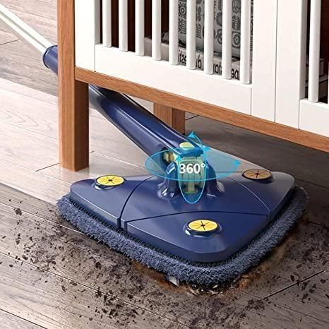 Blue Squeezing Triangle Cleaning Mop - Premium  from Mystical9 - Just Rs 850 /- Shop now at Mystical9.com