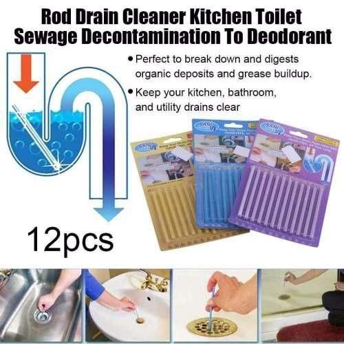 Drain Cleaner Stick Remove Bad Smell of Drain, Toilet Pipes, Bathtub, Kitchen Sinks (Pack Of 3) - Premium  from Mystical9 - Just Rs 600 /- Shop now at Mystical9.com