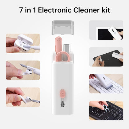 7 in 1 Electronic Cleaner Kit with Brush - Premium  from Mystical9 - Just Rs 700 /- Shop now at Mystical9.com