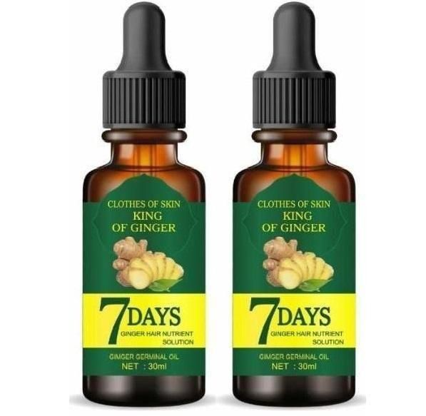 Ginger Hair Growth Oil (Pack of 2) - Premium  from Mystical9 - Just Rs 500 /- Shop now at Mystical9.com