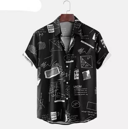 Men's Lycra Blend Printed Casual Shirt - Premium  from Mystical9 - Just Rs 733 /- Shop now at Mystical9.com