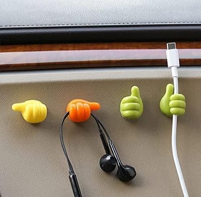 Thumb up Hooks Multipurpose Holder (Pack of 10) - Premium  from Mystical9 - Just Rs 550 /- Shop now at Mystical9.com