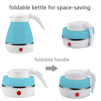 Electric Kettle - Silicone Foldable Electric Water Kettle ( 600 ml ) - Premium  from Mystical9 - Just Rs 980 /- Shop now at Mystical9.com