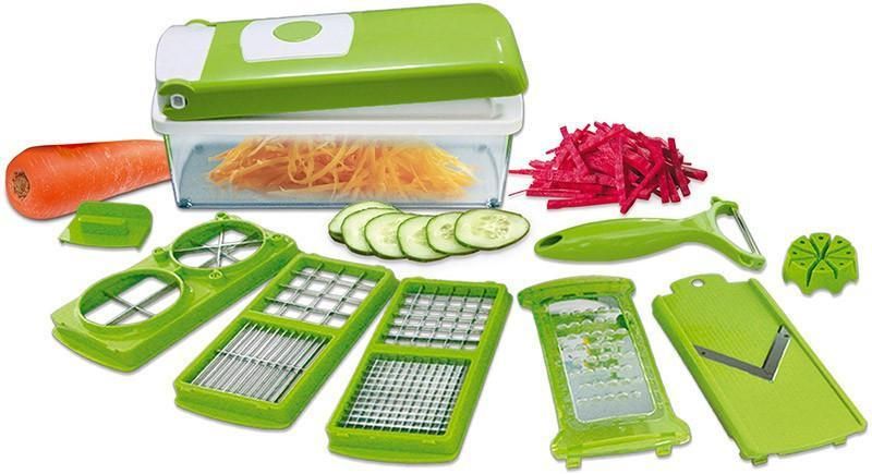 Multifunctional 12 in 1 nicer dicer chopper and drain basket - Premium  from Mystical9 - Just Rs 750 /- Shop now at Mystical9.com