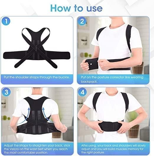 Posture Corrector Shoulder Belt - Premium  from Mystical9 - Just Rs 550 /- Shop now at Mystical9.com