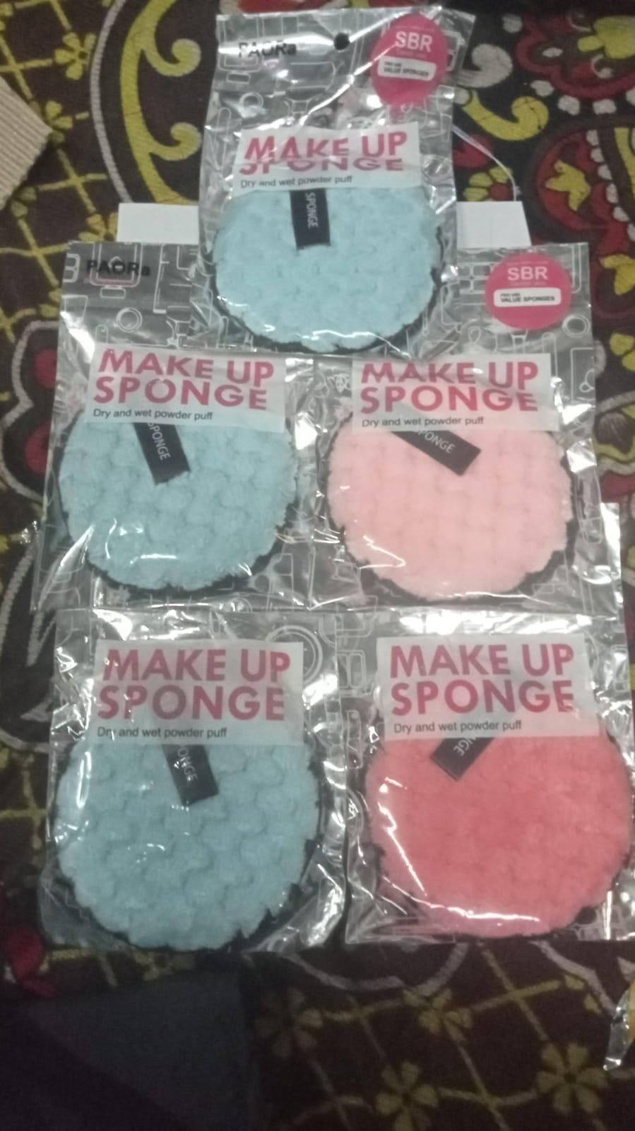 Microfiber Reusable Makeup Removal Sponge Pads For Deep Cleansing (Pack of 3) - Premium  from Mystical9 - Just Rs 595 /- Shop now at Mystical9.com