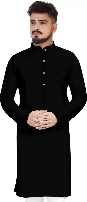 Men's Cotton Solid Kurtas - Premium  from Mystical9 - Just Rs 715 /- Shop now at Mystical9.com