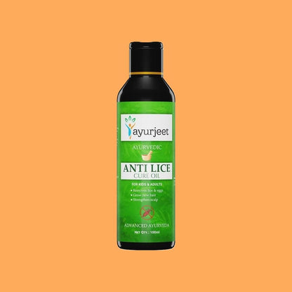 Ayurjeet Ayurvedic Anti Lice Cure Oil 100ml - Premium  from Mystical9 - Just Rs 600 /- Shop now at Mystical9.com