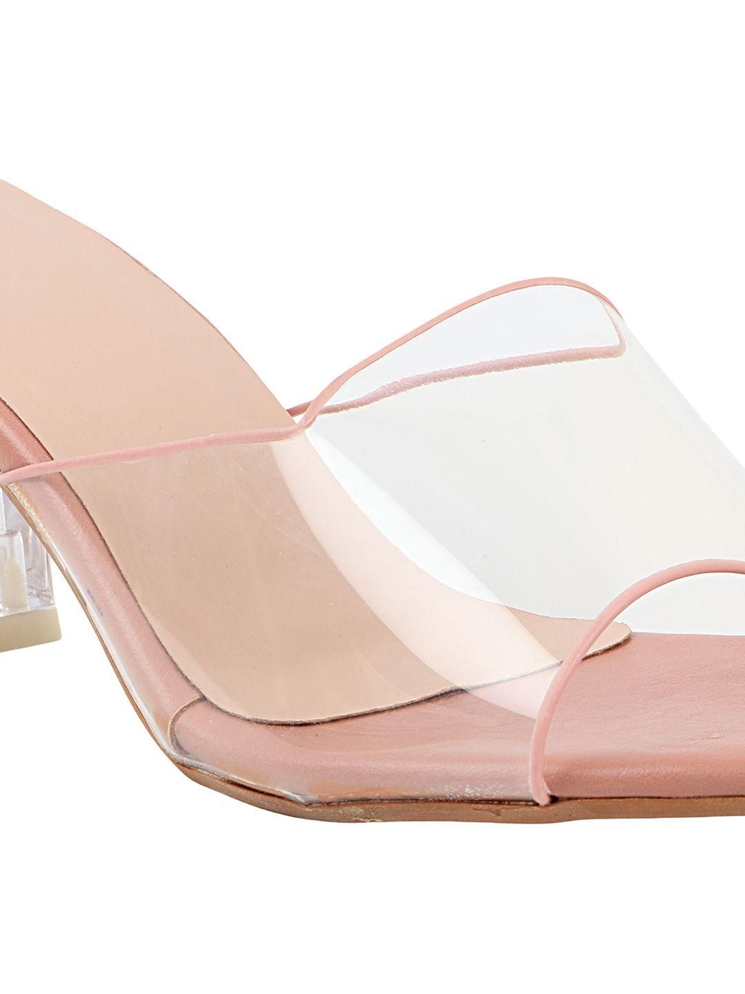 Women's Transparent Block Heels Stylish Sandal - Premium  from Mystical9 - Just Rs 1044 /- Shop now at Mystical9.com