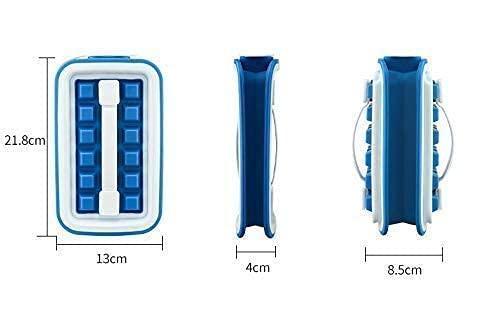 Folding Curling Ice Tray Molds Bar Maker Bag - Premium  from Mystical9 - Just Rs 850 /- Shop now at Mystical9.com