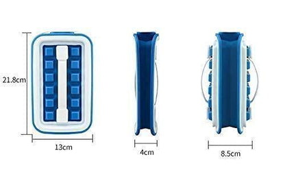 Folding Curling Ice Tray Molds Bar Maker Bag - Premium  from Mystical9 - Just Rs 850 /- Shop now at Mystical9.com