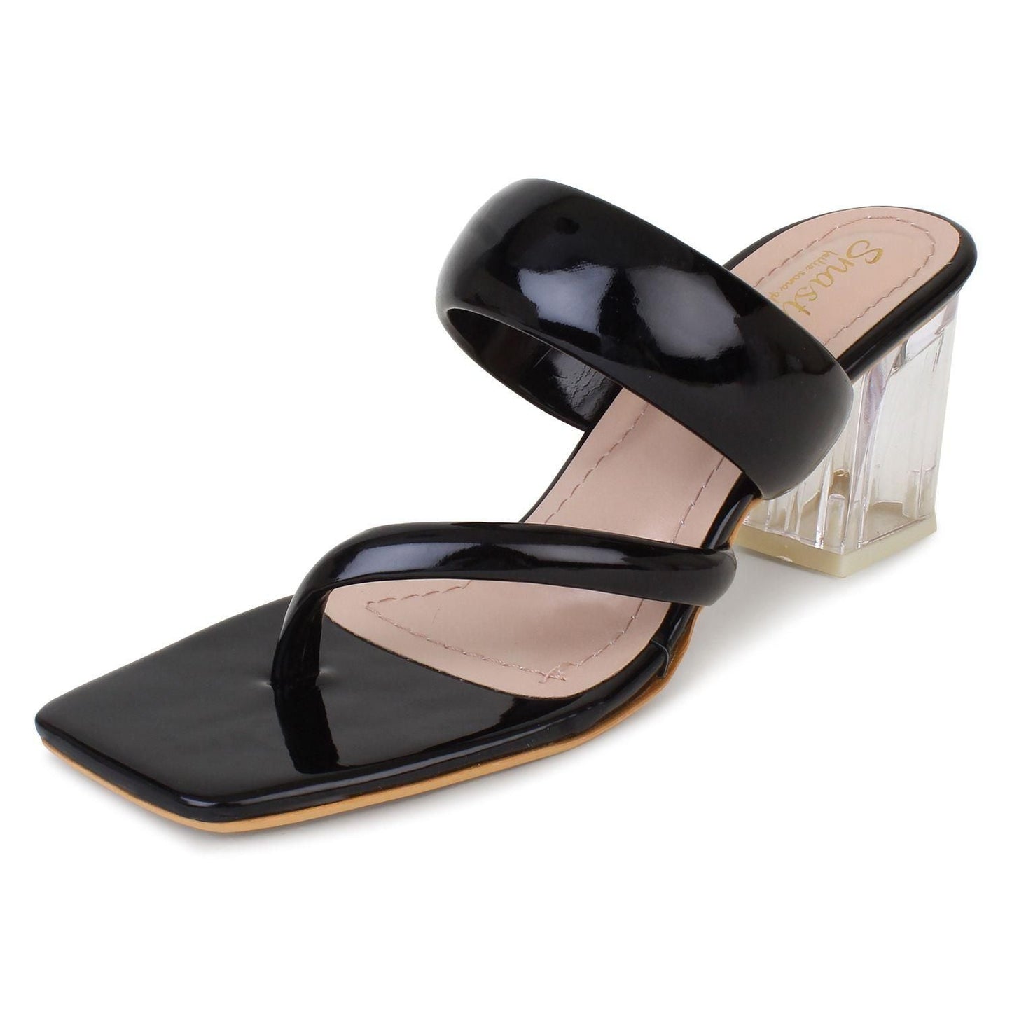 Transparent Block Heels For Women - Premium  from Mystical9 - Just Rs 965 /- Shop now at Mystical9.com