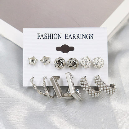 Combo Pack Of Earrings(Pack Of 6) - Premium  from Mystical9 - Just Rs 700 /- Shop now at Mystical9.com