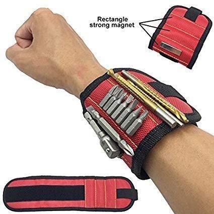 Magnetic Wrist Band for Holding Small Metal Accessories & Tools - Premium  from Mystical9 - Just Rs 650 /- Shop now at Mystical9.com