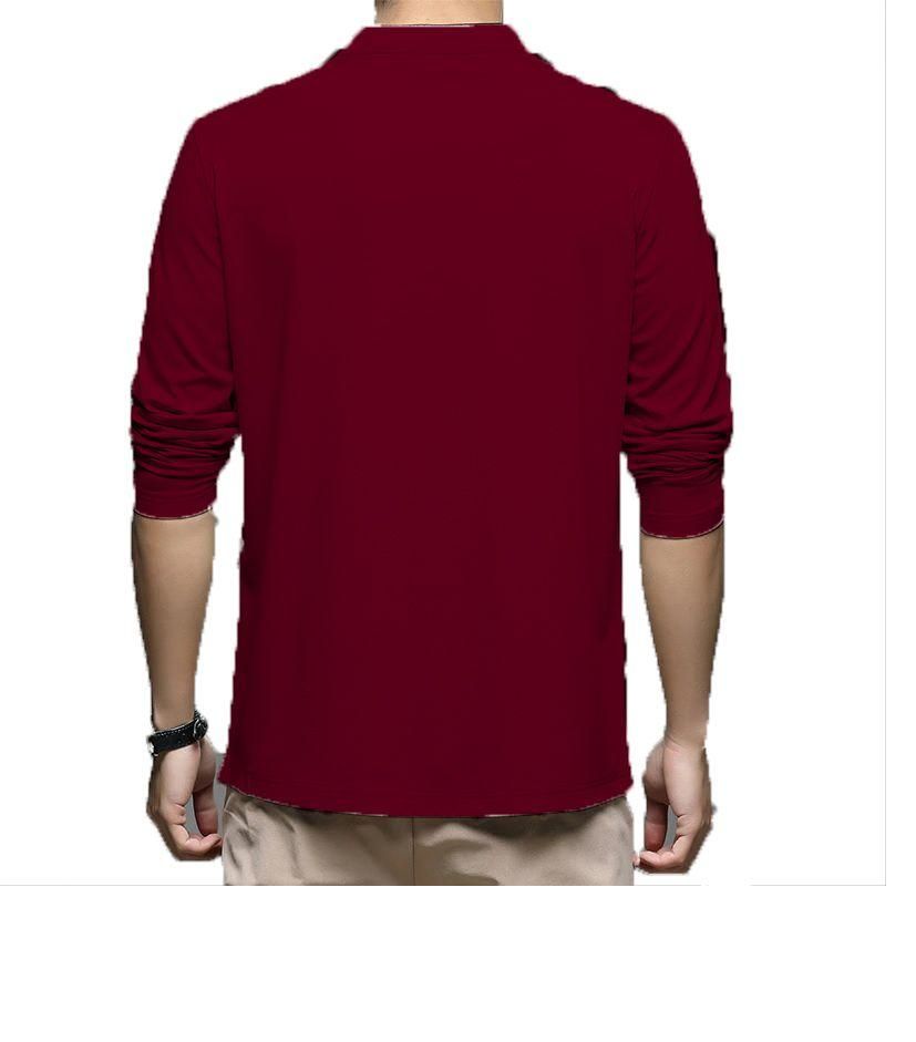 Clafoutis Polyester - Dry Fit Solid Full Sleeves Mens Stylish Neck T-Shirt - Premium  from Mystical9 - Just Rs 650 /- Shop now at Mystical9.com