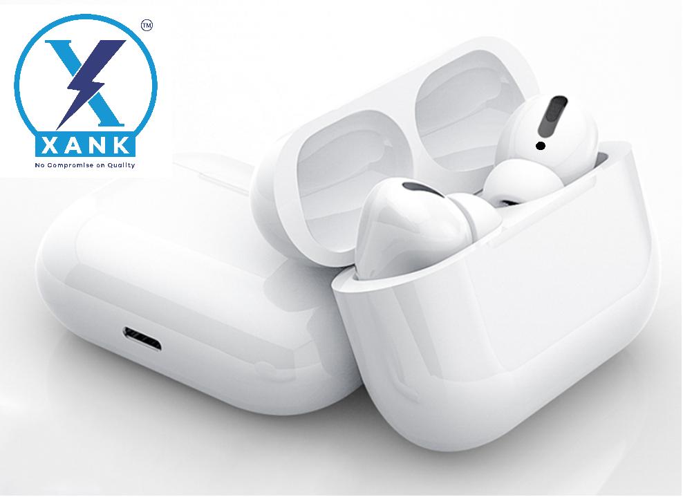 XANK Air-pods Pro with Wireless Charging Case with Sensor Enabled Bluetooth Headset (White, True Wireless) - Premium  from Mystical9 - Just Rs 800 /- Shop now at Mystical9.com