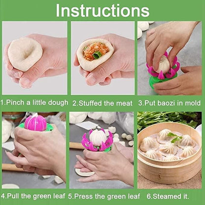 Dumpling Moulds-Plastic Momos Dumpling Maker Dough Press Mould Shapes - Premium  from Mystical9 - Just Rs 520 /- Shop now at Mystical9.com