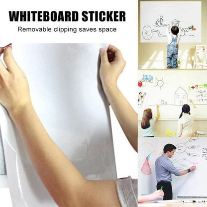 Whiteboard Wall Sticker for Office, Study Room, Kids, Home - Premium  from Mystical9 - Just Rs 650 /- Shop now at Mystical9.com