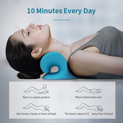 Expertomind Neck Relaxer Expertomind Neck Relaxer | Cervical Pillow | Neck & Shoulder Support for Pain Relief | Chiropractic Acupressure Massage | Durable and Soft | Portable & Easy to Carry - Blue Color Massager (Blue) - Premium  from Mystical9 - Just Rs 600 /- Shop now at Mystical9.com