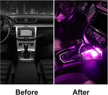 Diamond Shape Car Mini USB LED Environmental Lights - Premium  from Mystical9 - Just Rs 600 /- Shop now at Mystical9.com