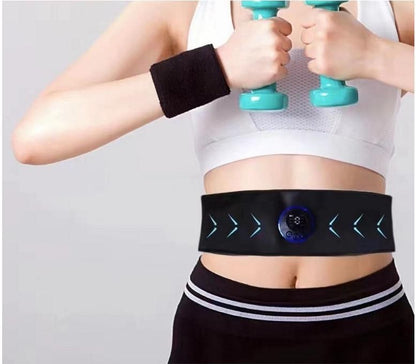 Abdominal Belt Muscle Stimulator EMS Abdominal Muscle Workout 6 Modes 18 Intensity Portable Belt - Premium  from Mystical9 - Just Rs 850 /- Shop now at Mystical9.com