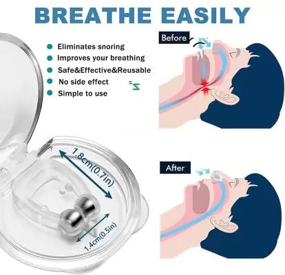 Anti Snoring Nose Clip Device for Men Women Nasal Strips Stops Snoring Stopper Anti-snoring Device  (Nose Clip) - Premium  from Mystical9 - Just Rs 600 /- Shop now at Mystical9.com