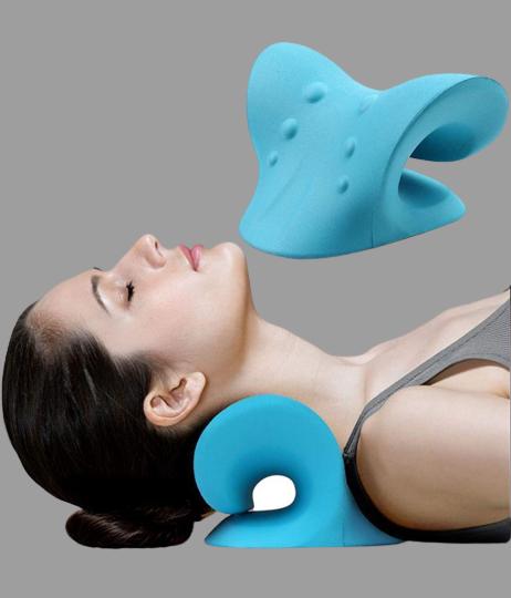 Expertomind Neck Relaxer Expertomind Neck Relaxer | Cervical Pillow | Neck & Shoulder Support for Pain Relief | Chiropractic Acupressure Massage | Durable and Soft | Portable & Easy to Carry - Blue Color Massager (Blue) - Premium  from Mystical9 - Just Rs 600 /- Shop now at Mystical9.com