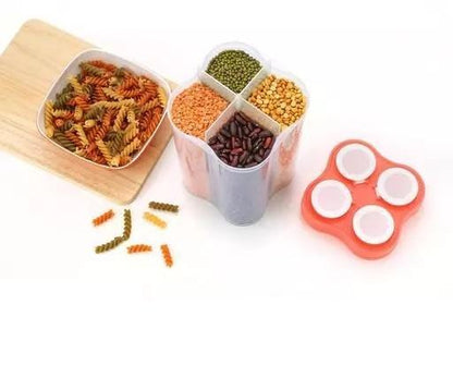 FARMER 4 in 1 containers for storage PACK OF 1 kitchen storage box for kitchen storage containers set kitchen boxes for storage in kitchen jars and containers box for storage kitchen storage boxes. - Premium  from Mystical9 - Just Rs 550 /- Shop now at Mystical9.com