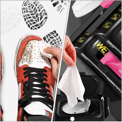 Sneaker & Shoe Cleaner Wipes(1 Packs of 80) - Premium  from Mystical9 - Just Rs 550 /- Shop now at Mystical9.com