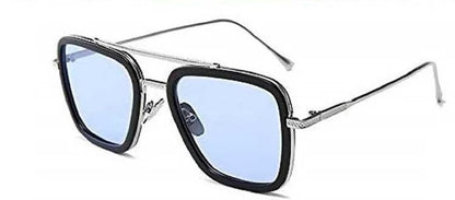 Square Sunglasses Silver Frame - Premium  from Mystical9 - Just Rs 600 /- Shop now at Mystical9.com