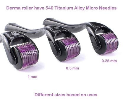 Derma Roller 0.5mm for hair regrowth for men/women - Premium  from Mystical9 - Just Rs 550 /- Shop now at Mystical9.com