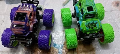 360 Degree Mini Monster Trucks Friction Powered Cars for Kids (Pack Of 2) - Premium  from Mystical9 - Just Rs 600 /- Shop now at Mystical9.com