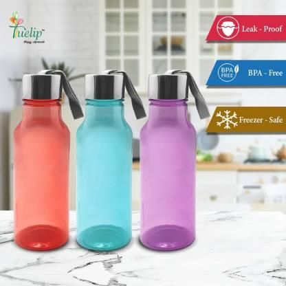 Bottles-Excellent Water Bottle For Office Use, Kitchen Use, Plastic Water Bottle for Fridge 1000 ml Bottle (Pack of 6) - Premium  from Mystical9 - Just Rs 700 /- Shop now at Mystical9.com