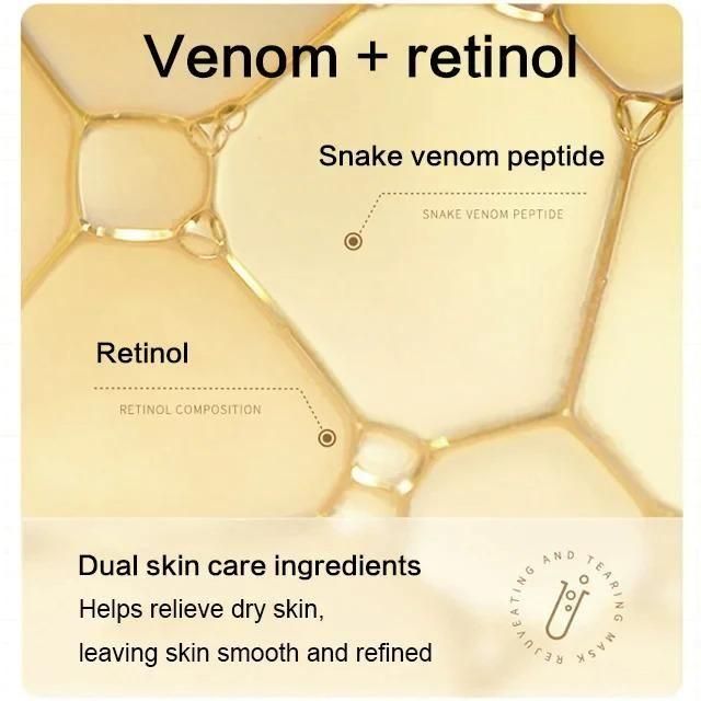 Retinol Snake Venom Gold Mask - Premium  from Mystical9 - Just Rs 580 /- Shop now at Mystical9.com