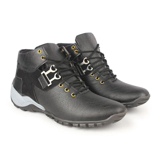 Monex New Latest Black Shoes For Mens - Premium  from Mystical9 - Just Rs 850 /- Shop now at Mystical9.com