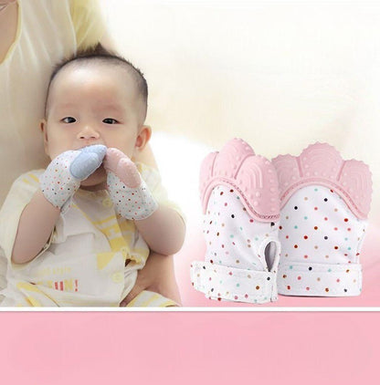 Silicone Self Soothing Teether Gloves Toy for Babies - Premium  from Mystical9 - Just Rs 700 /- Shop now at Mystical9.com