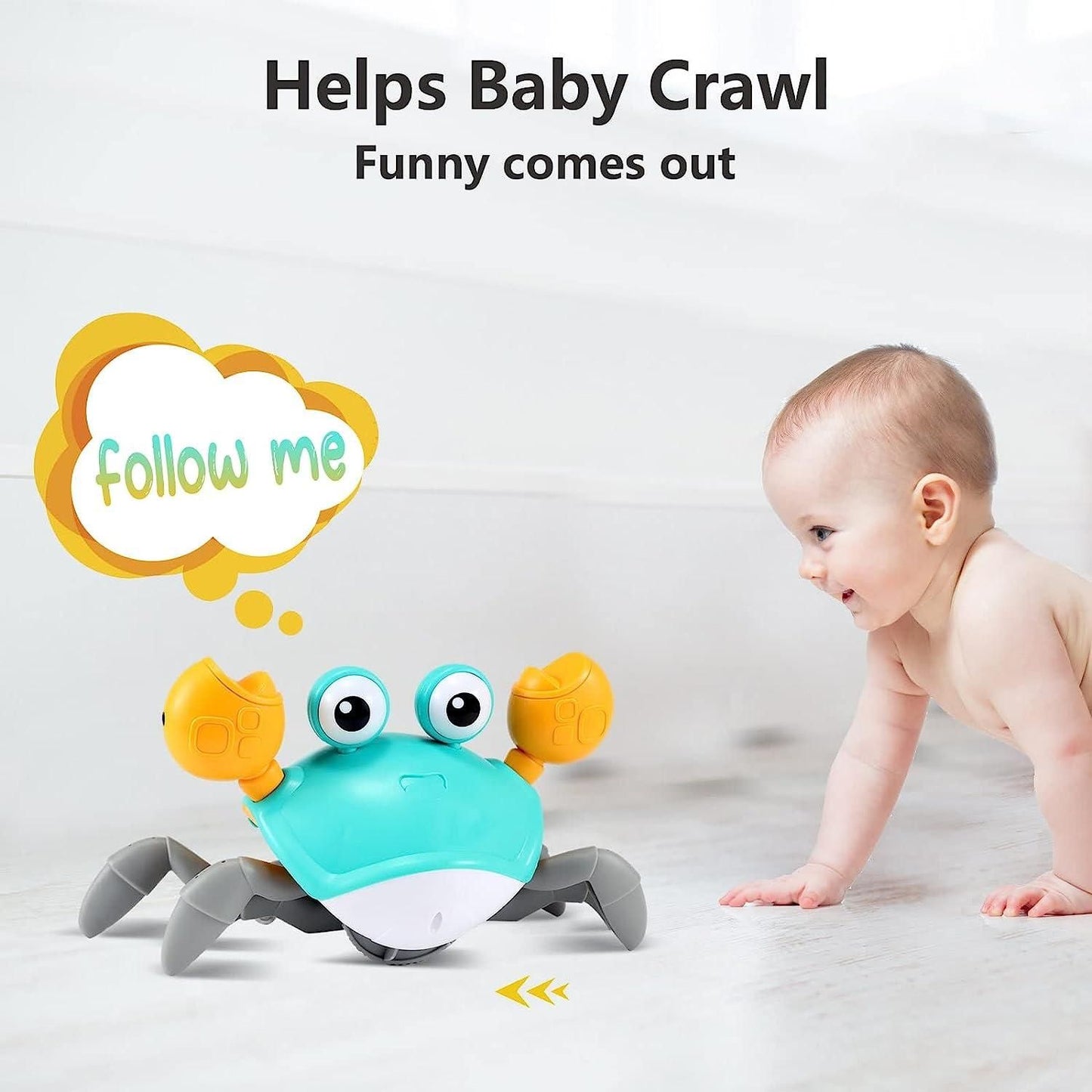 Baby Toys Infant Crawling Crab Toy - Premium  from Mystical9 - Just Rs 1050 /- Shop now at Mystical9.com