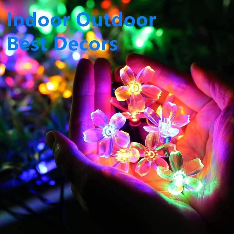 LED 4 Meter Blossom Flower Fairy String Lights, Christmas Lights for Diwali Home Decoration - Premium  from Mystical9 - Just Rs 580 /- Shop now at Mystical9.com