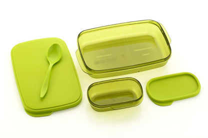 Unbreakable Divine Plastic BPA-Free Storage Lunch Box Set - Premium  from Mystical9 - Just Rs 550 /- Shop now at Mystical9.com